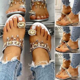 Slippers Women Sandals High Heel Sandals Peep-to Wedge Sandals Women Fashion Ladies Heel Sandals Gold Silver Women Shoes Summer Shoe T240302