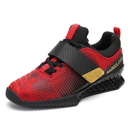 SAIKELONG Big Size 45 Professional Men Weight Training Shoes Red Lifting Gym Mens Good Quality Hard Pull Boots 240229