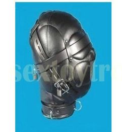 bondage gear hood bdsm hoods fetish muzzle zentai faux leather muzzles black unix sex sexy costume whole 9790668