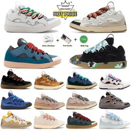 New Lanvinlities Casual ShoesComfortable Fashion Sneakers High Quality Mint Green Fuchsia Champagne Split Men Women Shoes School Daily Outfit Dh Gate Size 35-46
