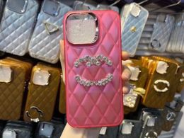Luxury Bling Glitter Phone Cases For Iphone 14 12 13 15 Pro Max Fashion Designer Plating Shiny Diamond Pattern Women Soft Silicone Sexy Girly Back Cover Retail