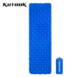 Mat Kutook Iatable Mattress Sleeping Pad Portable Picnic Mat Outdoor Camping Hiking Nylon Tpu Travel Trekking Ultralight Ep100