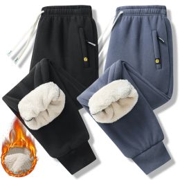 Sweatpants Winter Polar Fleece Pants Men 2023 Lambswool Warm Thick Casual Fashion Sweatpants Men Trousers Brand Heavy Thermal Women Joggers