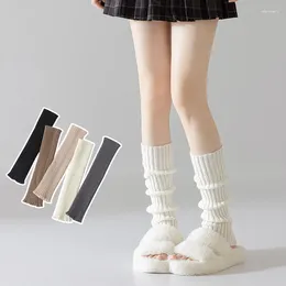 Women Socks Trendy Women's Leg Warmers High Quality Warm Autumn Winter Knee For Woman Comfort Long Casual Preppy Style Leggings