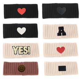 Hair Accessories 001X Fashion Smiling Face Headband For Girls Knitted Headbands EarBand