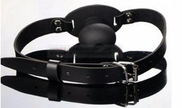 Bdsm Fetish Black Mouth Plug Ball Gag Head Bondage Belt In Adult Games For Couples Porno Sex Products Toys For Women And Men Gay1191157