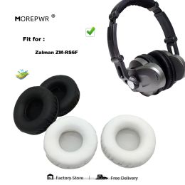 Accessories Morepwr New Upgrade Replacement Ear Pads for Zalman ZMRS6F Headset Parts Leather Cushion Velvet Earmuff Sleeve Cover