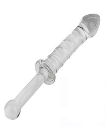 Glass Dildo Crystal Glass Penis Realistic Dildo Vaginal G Spot Massage Plug Anal Massage Stick Sex Toy for Female Masturbator Y2007404285