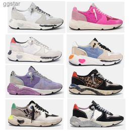 Italy Brand Golden Sneakers Gooseity Star akers Italian Brand Running Sole Golden Shoes For Designer Doold Dirty Sneakers Mid Slide Star Leopard Suede Mixed Lea