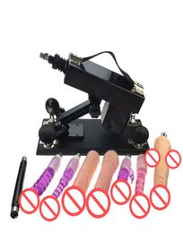 Automatic Sex Machine Gun with Many Dildo Accessories Sexual Intercourse Robot love Machine 6cm Retractable Female Masturbator Sex4670264