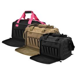 Bags Gun Range Bag Molle System Outdoor Hunting Accessory Nylon Gun Tactical Case Bag Pistol Tool Shoulder Pack Sniper Black