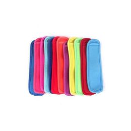 Ice Cream Tools Antizing Popsicles Bags Tools Zer Icy Pole Popsicle Holders Reusable Neoprene Insator Ice Pop Sleeves Bag For Kids Sum Dhqha