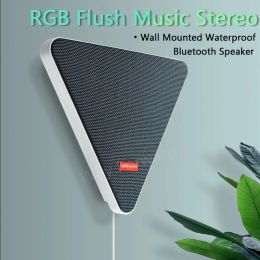 Speakers WallMount Speaker Bluetooth Connection USB For Public Address In Restaurant Small Store Remote Control Subwoofer Music Center
