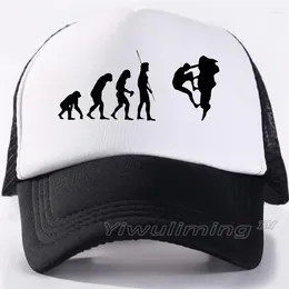 Ball Caps Climb To The Moon Mesh Baseball Women Men Adjustable Snapback Hats For Hip Hop Trucker Cap Streetwear Dad Hat