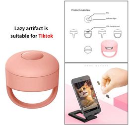 Bluetooth Fingertip Video Controller for TikTok Short Videos Page Flipping Like Mobile Phone Keypads Remote Control Ring Device5674469