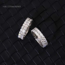 Factory Wholesale Price Jewellery Brass Setting 3A+Cz Zircon Hip Hop Ring For Man And Woman