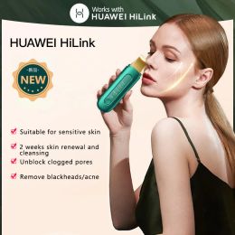 Instrument Huawei Hilink Ultrasonic Skin Scrubber Peeling Blackhead Remover Deep Face Cleaning Ultrasonic Ion Pore Cleaner Facial Shovel