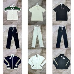 Casablanca 24ss New Trend Men Designer Jacket Sport Coat Top Casual Peplum Sweatpants Set casablanca