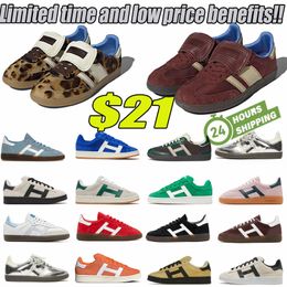 Hot sale Low price Designer shoes Leopard print wales bonner vintage sneakers non-slip campus men's and women's casual shoes 36-45