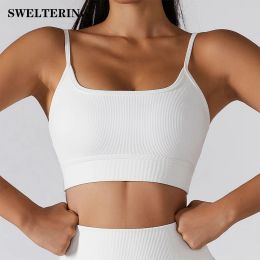 Outfits Seamless Top Women Bra Sexy Top Woman Ribbed Breathable Underwear Women Fiess Yoga Sports Bra for Women Gym Workout Bra