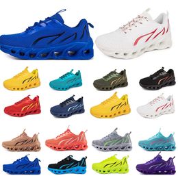 running shoes for mens womens black white red bule yellow Breathable comfortable mens trainers sports sneakers 13