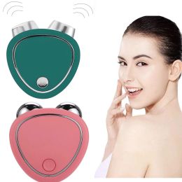 Device EMS Facial Massager Microcurrent Face Lift Machine Roller Skin Tightening Rejuvenation Wrinkle Remove Ultrasonic Skin Beauty