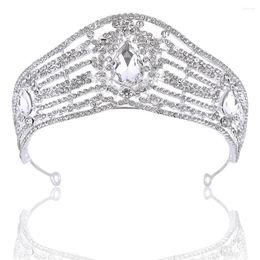 Hair Clips Wedding Tiara Rhinestone Bridal Crown Party Birthday Gift Prom Dress Accessories Headwear