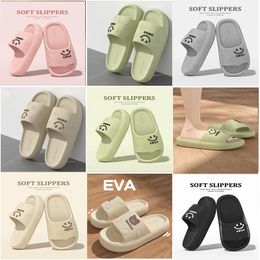 Slippers Simple Couple Massage Womens Slippers Soft Bottom EVA Solid Color Home Bathroom Ladies Slides Non-slip Smelly Mens Slippers serinteterie ineytwqieineqiq