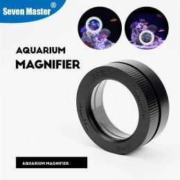 Tools Seawater Magnetic Clean Brush Observation Mirror Coral Magnifying Glass Algae Cleaner Aquarium Accessoires 2 in 1