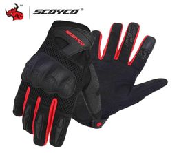 SCOYCO Motorcycle Summer Breathable Mesh Moto Full Finger Motocross OffRoad Racing Men Motorbike Gloves3921370