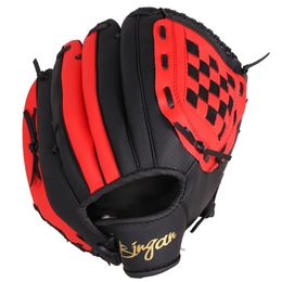 Kids Adults High Quality PVC Baseball Glove Handmade Softball Practise Equipment Size10.511.5 Inches Left Hand Mitt 240222