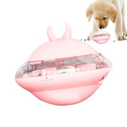 Toys UFO Dog Toy Interactive Flying Treat Ball Slow Dispensing Feeder Pet Toys Food Ball Food Dispenser For Dogs Pet Supplies