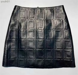 Basic Casual Dresses Casual PU leather Dresses Spring Shorts Sexy Short Skirts Elegant one-piece Female Sexy Skirt Female 240302