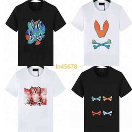 Brand Mens T-shirts Skull Bunny Pattern Top Cotton O-neck Short Sleeve Tshirt Print Ghost Rabbit Polo Shirt Summer Mens Tee Designer Tshirts Half Sleeves 2024