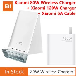 Control Original Xiaomi 80W Wireless Charge Smart Temperature Control Vertical Charging Base Fast Charge For Xiaomi 11 pro