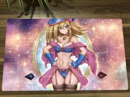 Pads YuGiOh Dark Magician Girl TCG CCG Mat Trading Card Game Mat Mousepad Table Playmat Gaming Playing Mat Mouse Pad 60x35cm