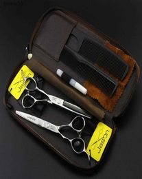 Scissors Shears 345 One Set Suit Left Hand 55039039 16cm Brand Jason Hairdressing Scissors Cutting Scissors Thinning Shears Professional H8155810 240302
