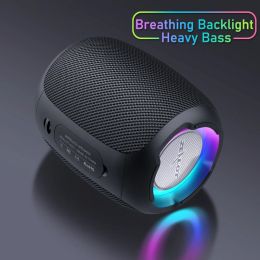 Speakers ZEALOT S53 Portable Bluetooth Speaker TWS Wireless Subwoofer Heavy Bass Stereo Support AUX Micro SD Card USB Flash Drive Play