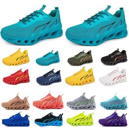 GAI running shoes for mens womens black white red bule yellow Breathable comfortable mens trainers sports sneakers42