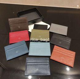 2024 Unisex mini card holder purse premium pocket credit storage bag slots men woman wallet