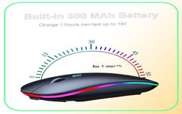 Wireless Mice Bluetooth RGB Rechargeable Wireless Computer Silent LED Backlit Ergonomic Gaming For Laptop PC8727974