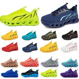 2024GAI spring men shoes Running flat Shoes soft sole fashion bule grey New models fashion Colour blocking sports big size 172