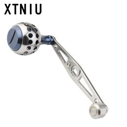 Reels XTNIU Strong Durable 8*5mm Hole Single Fishing Reel Handle Aluminum Alloy Fishing Reel Rocker For Spinning FishingTackle Tool