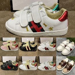 Kids Shoes Designer Casual Bee Trainers Toddler Baby Shoe Kid Youth Sneaker Infants Boys Girls Children Black White Pink Luxury Brands Sneakers 84Py#