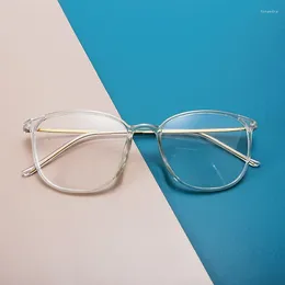 Sunglasses Frames Ultem Transparent Glasses Women Retro Vintage Square Frame Men Optical Myopia Prescription Eyeglasses Eyewear