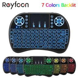 Keyboards i8 mini keyboard English Version i8 Air Mouse MultiMedia Remote Control Touchpad Handheld Keyboard for Android TV BOX PC Lapto