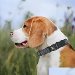 Dog Collars & Leashes Dog Collars Pet Gps Tracking Collar Device Locator Kitten Cat Lightweight Adjustable Camera Drop Delivery Home G Dheym