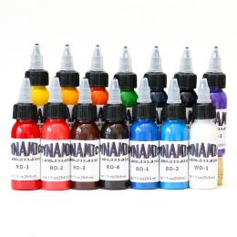 Inks 14Colors 30ml/Bottle Professional TattooInk for Body Art Natural Plant Micropigmentation Pigment Permanent Tattoo Ink