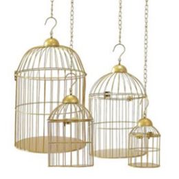 Nests 1PCS Wrought iron decorative bird cage window props display bird cage wall hanging bird cage