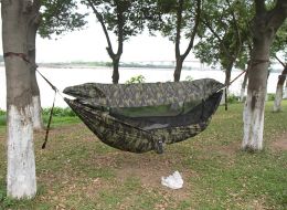 Mat Mosquito Net Hammock Portable Camping Hammock Tent Awning Canopy Nylon High Strength Hammocks